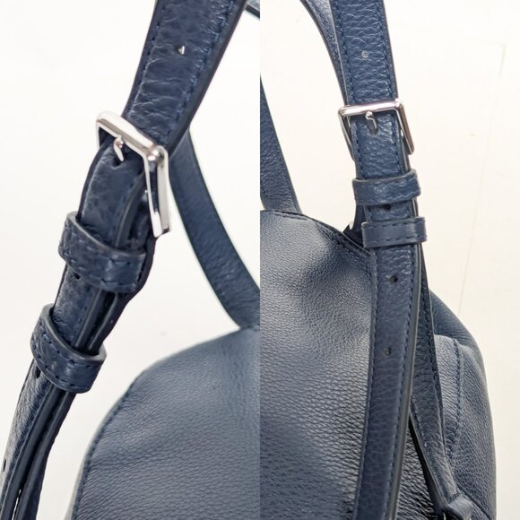 KATE SPADE Leather Mini Backpack Navy Blue - Picture 13 of 15